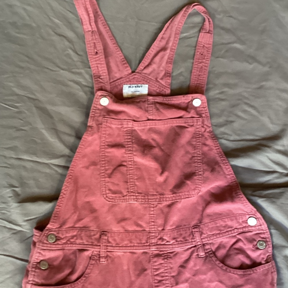 Pink Comfortable Overalls